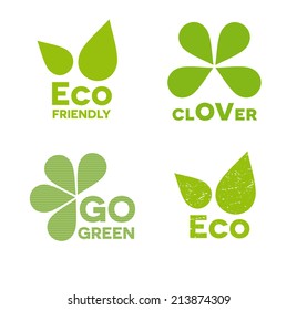 Eco icons set