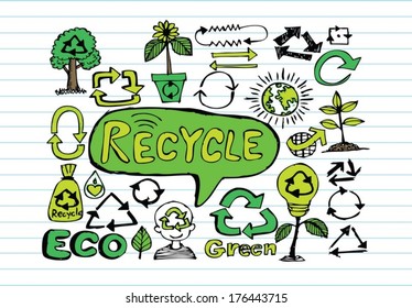 Eco Idea Sketch Doodle
