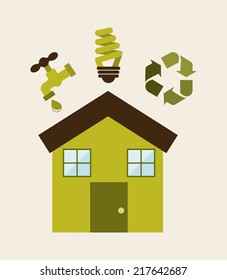 eco illustration vector ,graphic design 
