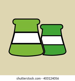 eco industry design , vector illustration