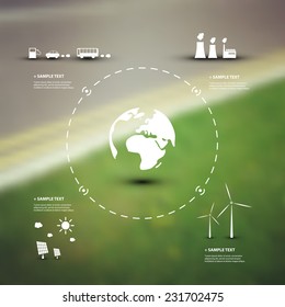 Eco Infographic Design Template