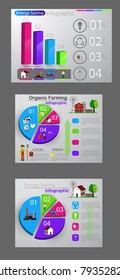 Eco infographic set