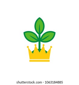 Eco King Logo Icon Design