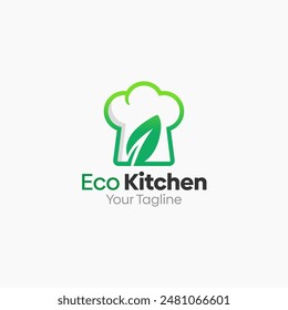 Eco Kitchen Logo Vector Template Design. Good for Business, Start up, Agency, and Organization