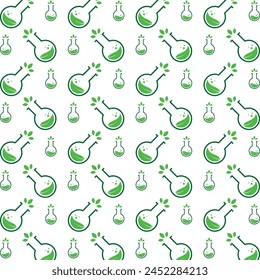 Eco lab especial trendy multicolor repeating pattern vector illustration background design