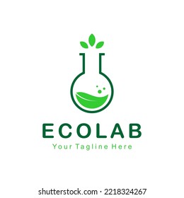 eco lab vector logo template