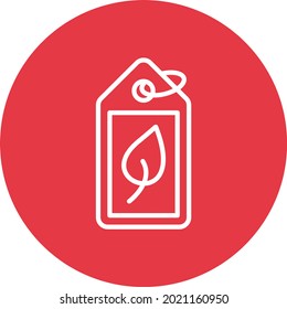 Eco Label icon vector image. Can also be used for web apps, mobile apps and print media.