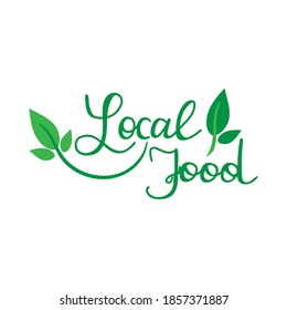 Eco label. Oganic green circle frames with leaves and branches, bio products stamp, ecology friendly emblem, quality product badge promotion decoration element hand drawn single illustration