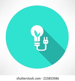 eco lamp icon