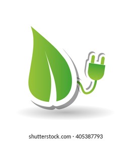 eco leaf design 