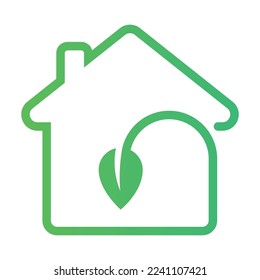Esbozo de Vectorarte de la Casa de la Hoja Eco