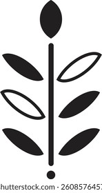 Eco leaf icon. Vector illustration isolated on a white background.