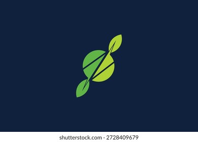 Diseño de logotipos de hojas ecológicas para marcas ecológicas, sostenibles y orgánicas