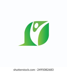 Eco leaf logo, leaf, nature, green leaf, design, bio, natural vector template fully editable