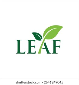 Eco Leaf Logo Variations – Clean and Green Vector Designs for Natural Brands