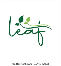 Eco Leaf Logo Variations – Clean and Green Vector Designs for Natural Brands
