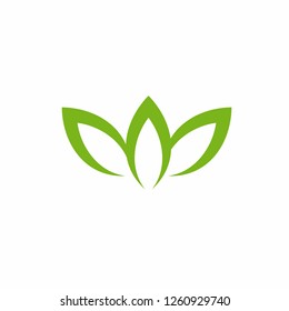 Eco Leaf Logo vector Design Template 