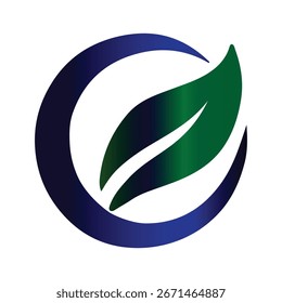 Eco Leaf Logo Vector – Nature Green Symbol Design