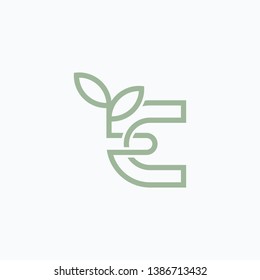 Eco Leaf Logo - Vector logo template