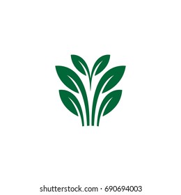 eco leaf nature logo vector