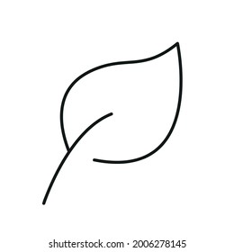 Eco leaf on the white background. Eps 10 vector file.