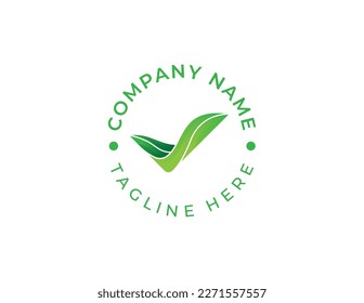 Eco deja marca marca símbolo de logotipo símbolo de signo de icono Diseño de elemento. Floral, Ecología, Herbal, Spa, Salón de Belleza, Boutique, Productos Naturales, Logotipo Orgánico. Plantilla de ilustración de vector