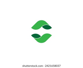 Eco Sale con la flecha de hoja Logo Símbolo de signo Concepto Elemento de diseño. Logotipo orgánico, herbario, ecológico. Plantilla de ilustración de vector