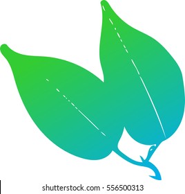 Eco leaves logo vector design isolated on a white background.