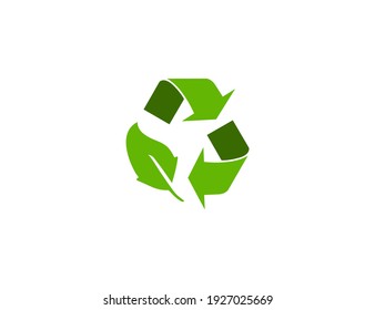 Eco, leaves, recycle icon. Vector illustration, design.