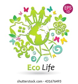 eco Life, green planet