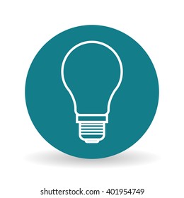 eco light bulb design , vector illustration
