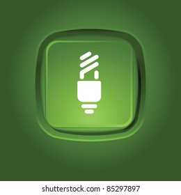 eco light bulb icon on the green button