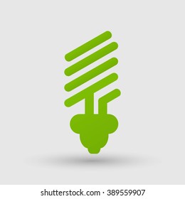 eco light bulb icons