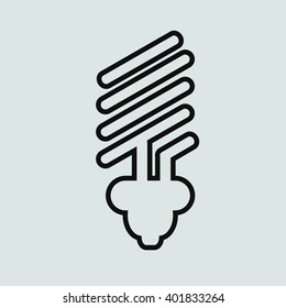 eco light bulb icons