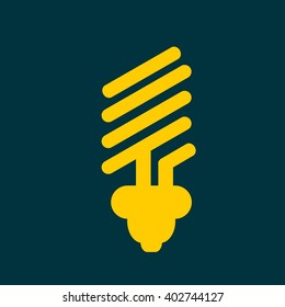 eco light bulb icons