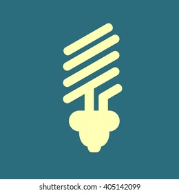 eco light bulb icons