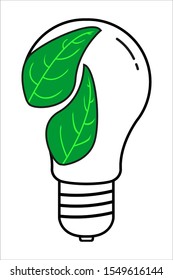 eco light bulb for saving world