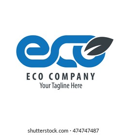 ECO Logo Blue Black