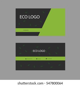 eco logo card