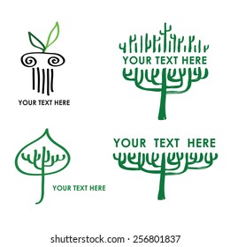 eco logo concept eps 10