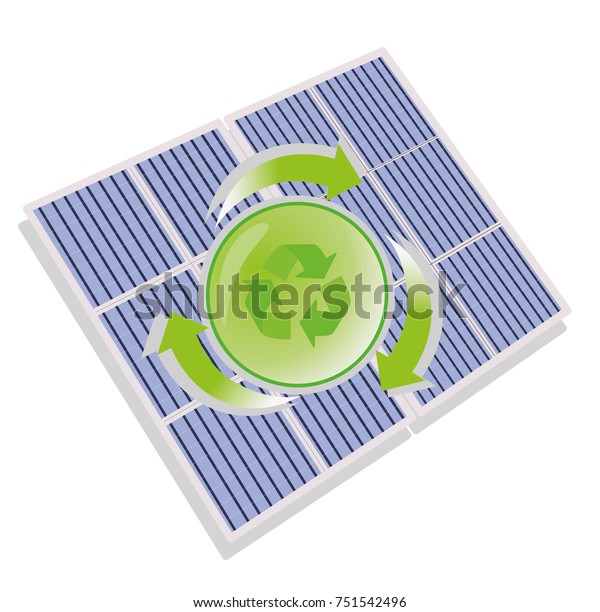 eco\
logo. concept of green energy. vector\
illustration.