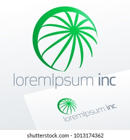Eco Logo Design. Abstract Sign for Ecology
