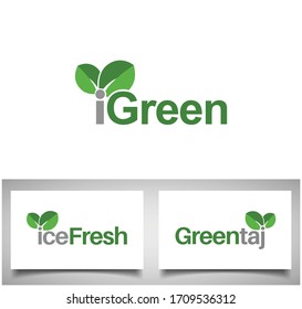 Eco logo design - Leaf logo design