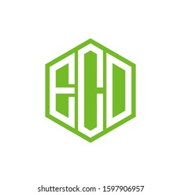 ECO Logo Design Template. Nature Icon Product Label And Logo Graphic Template. Isolated Vector Illustration
