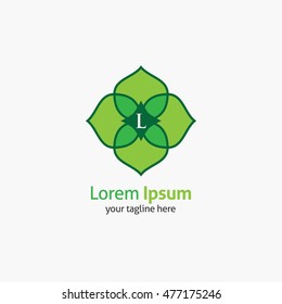 Eco Logo Design Template. Vector Illustration. Great nature company logotype.