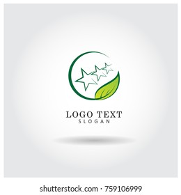 Eco Logo Icon Vector Template
