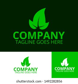 eco logo modern concept, proffesional green logo