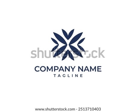 Eco Logo Modern Luxury, Technology Icon 
