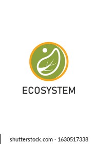 Eco logo on a white background