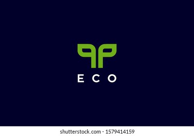 eco logo simple for garden icon brand company